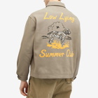 BODE Men's Low Lying Summer Club Jacket in Grey