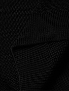 Corridor - Ribbed Mercerised Pima Cotton Polo Shirt - Black