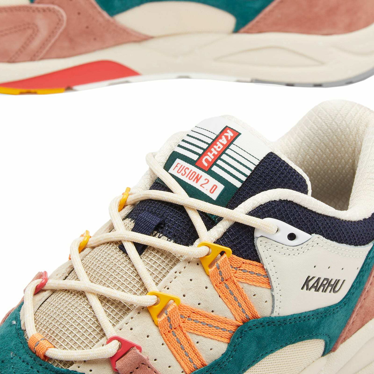 Karhu Men's Fusion 2.0 Sneakers in Cork/Tangerine