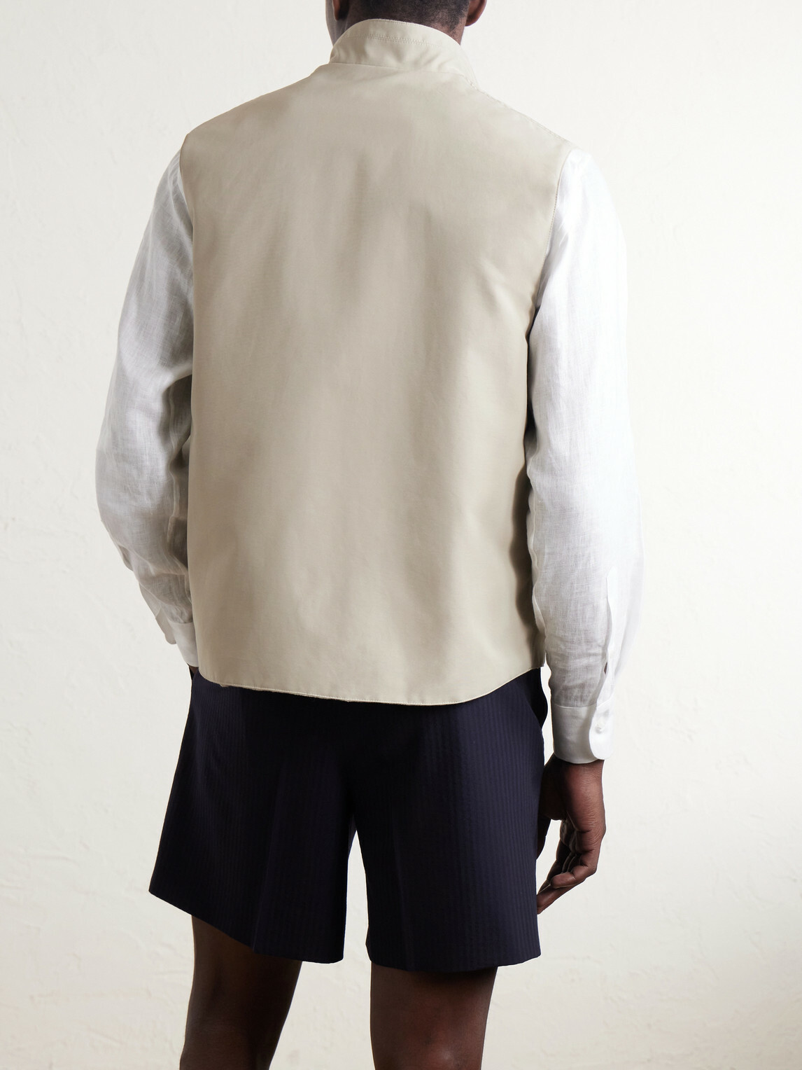 Lardini - Cotton-Blend Gilet - Neutrals