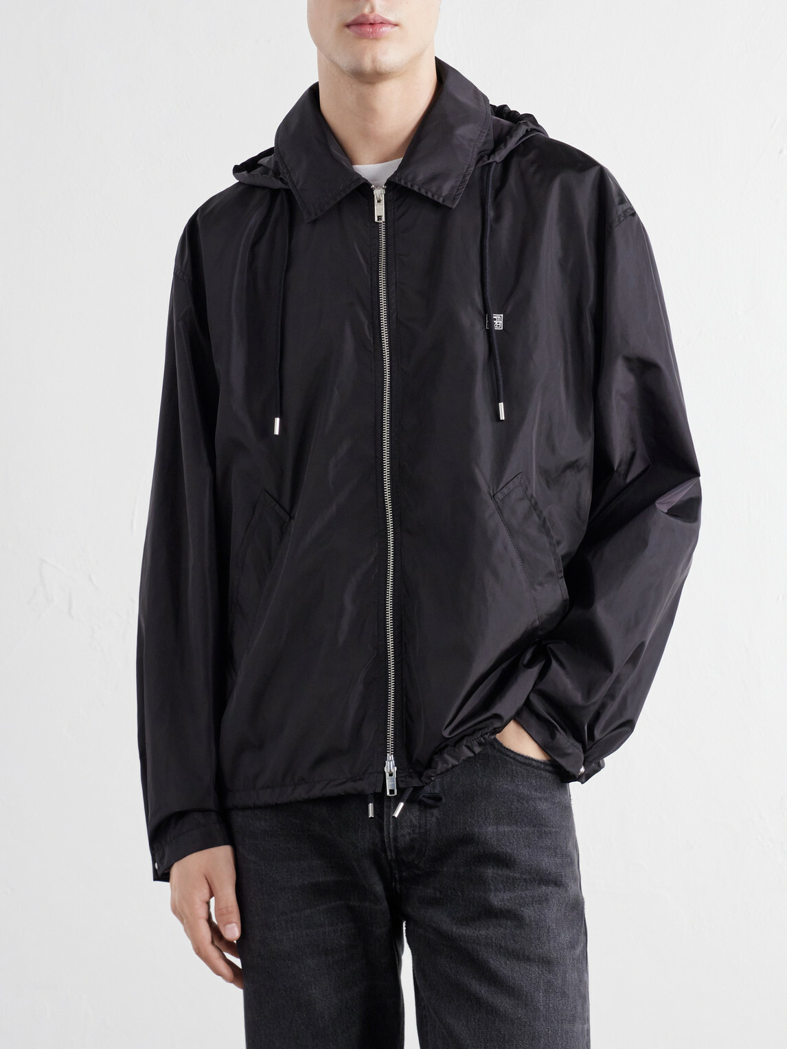 TOTEME - Shell Hooded Jacket - Black
