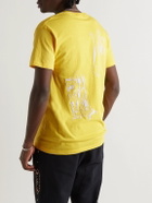 Better™ Gift Shop - Chris Lux Logo-Print Cotton Jersey T-shirt - Yellow