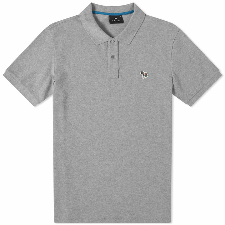 Photo: Paul Smith Men's Zebra Polo Shirt in Grey