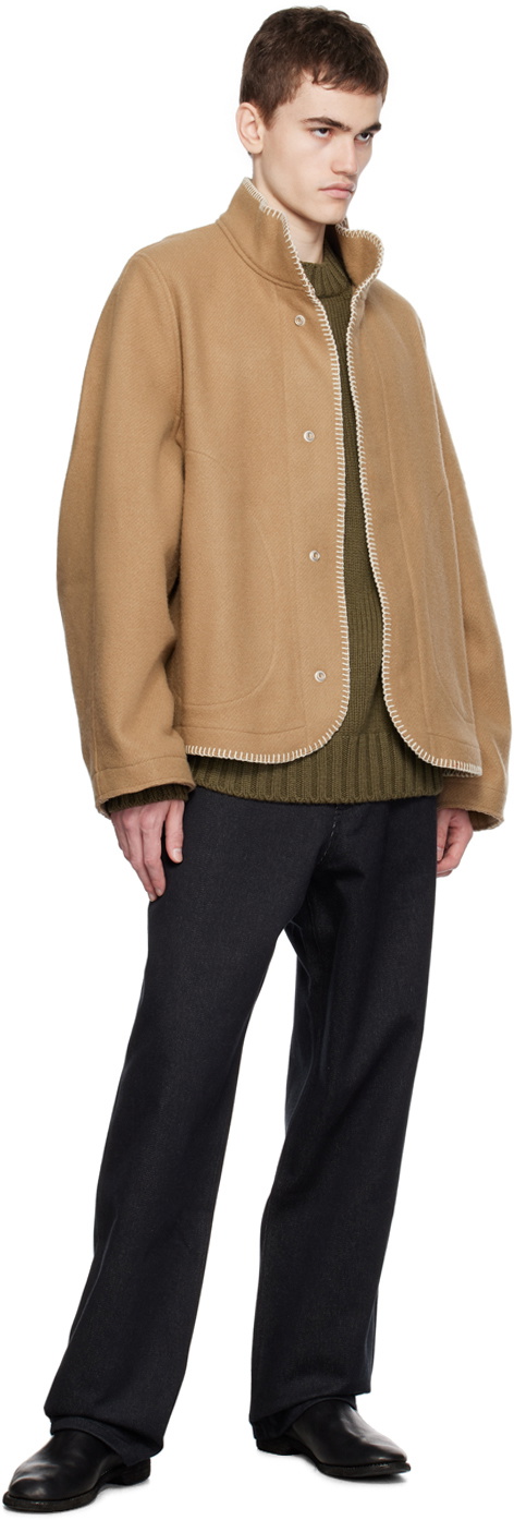 3MAN Khaki Raglan Sweater