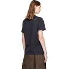GANNI Black Flowers T-shirt