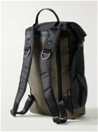 Sealand Gear - Rowlie Colour-Block Upcycled Canvas and Ripstop Roll-Top Backpack