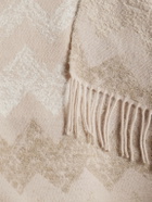 Missoni Home - Gessetti Striped Jacquard-Knit Wool-Blend Blanket