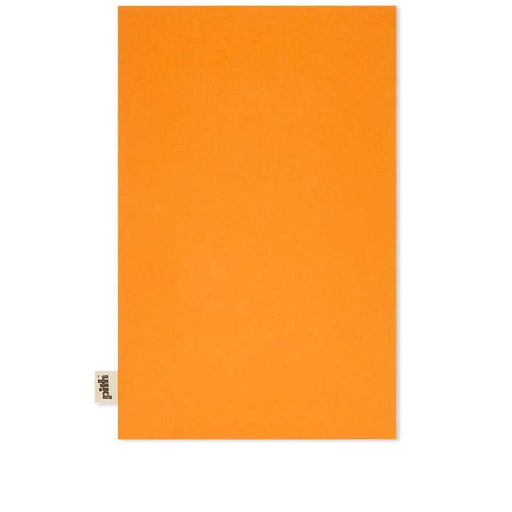 Photo: Pith Yuzu Lined Notebook - Medium in Orange