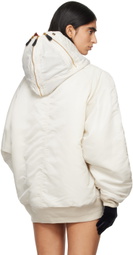 doublet Off-White Petal Mouth Hood Bomber Jacket