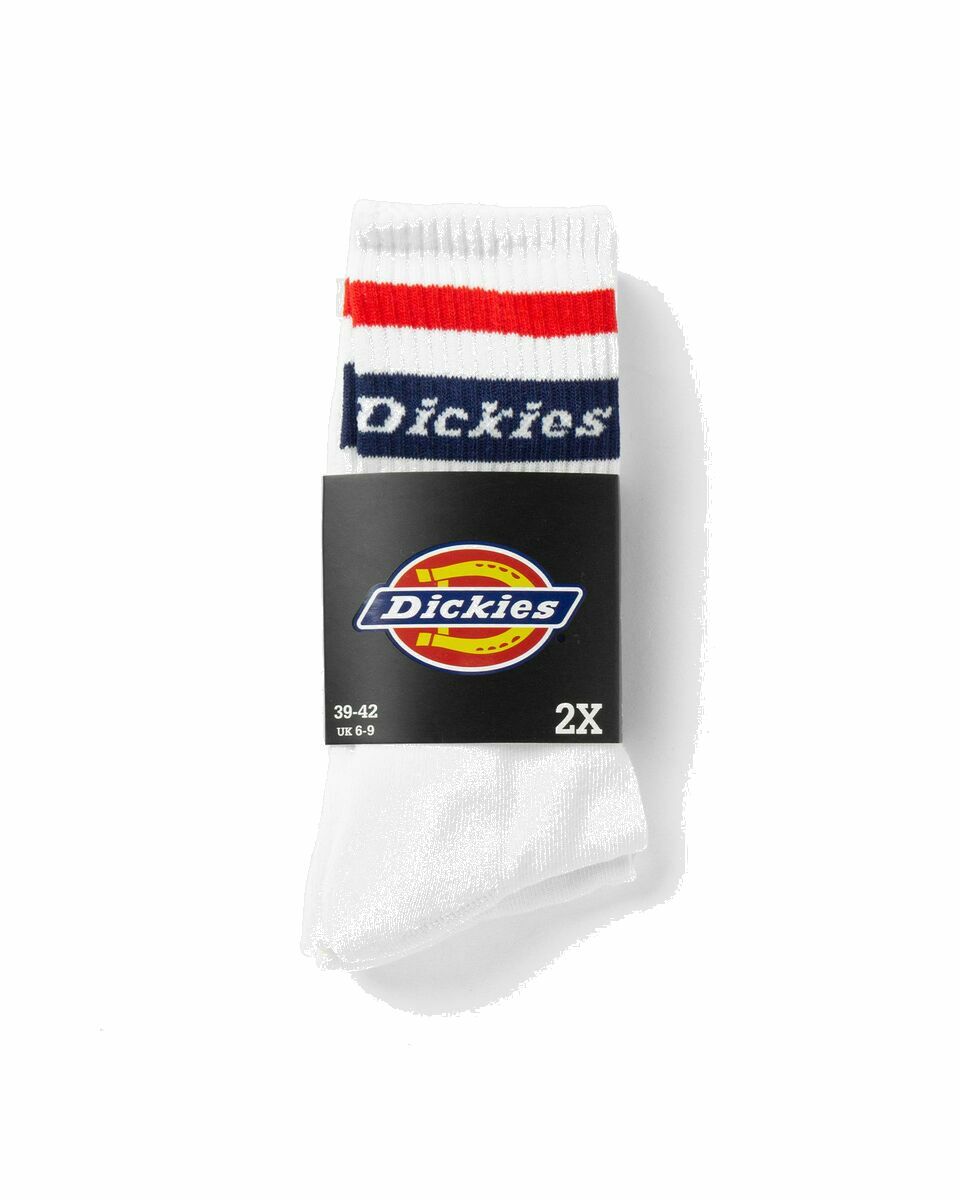 Photo: Dickies Genola Socks 2 Pack White - Mens - Socks