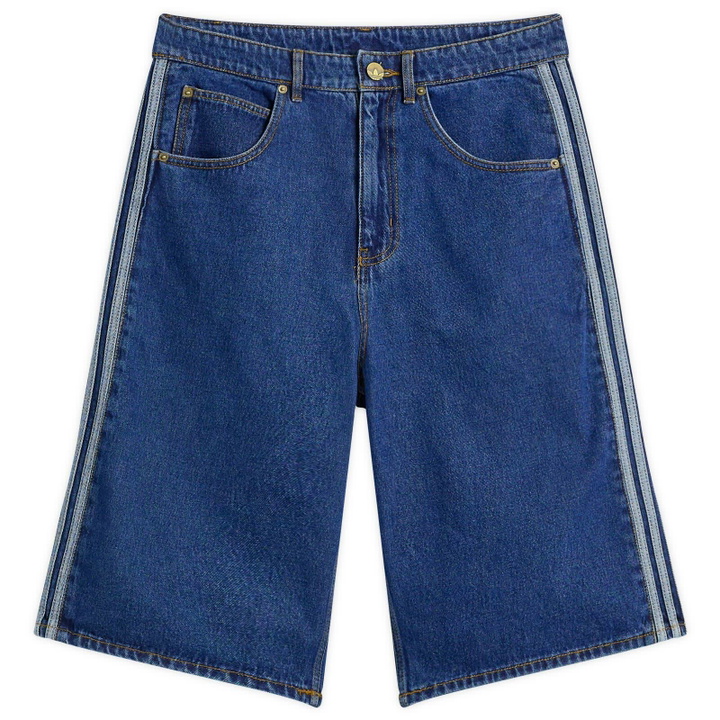 Photo: Adidas Men's Firebird Short in Medium Vintage Denim