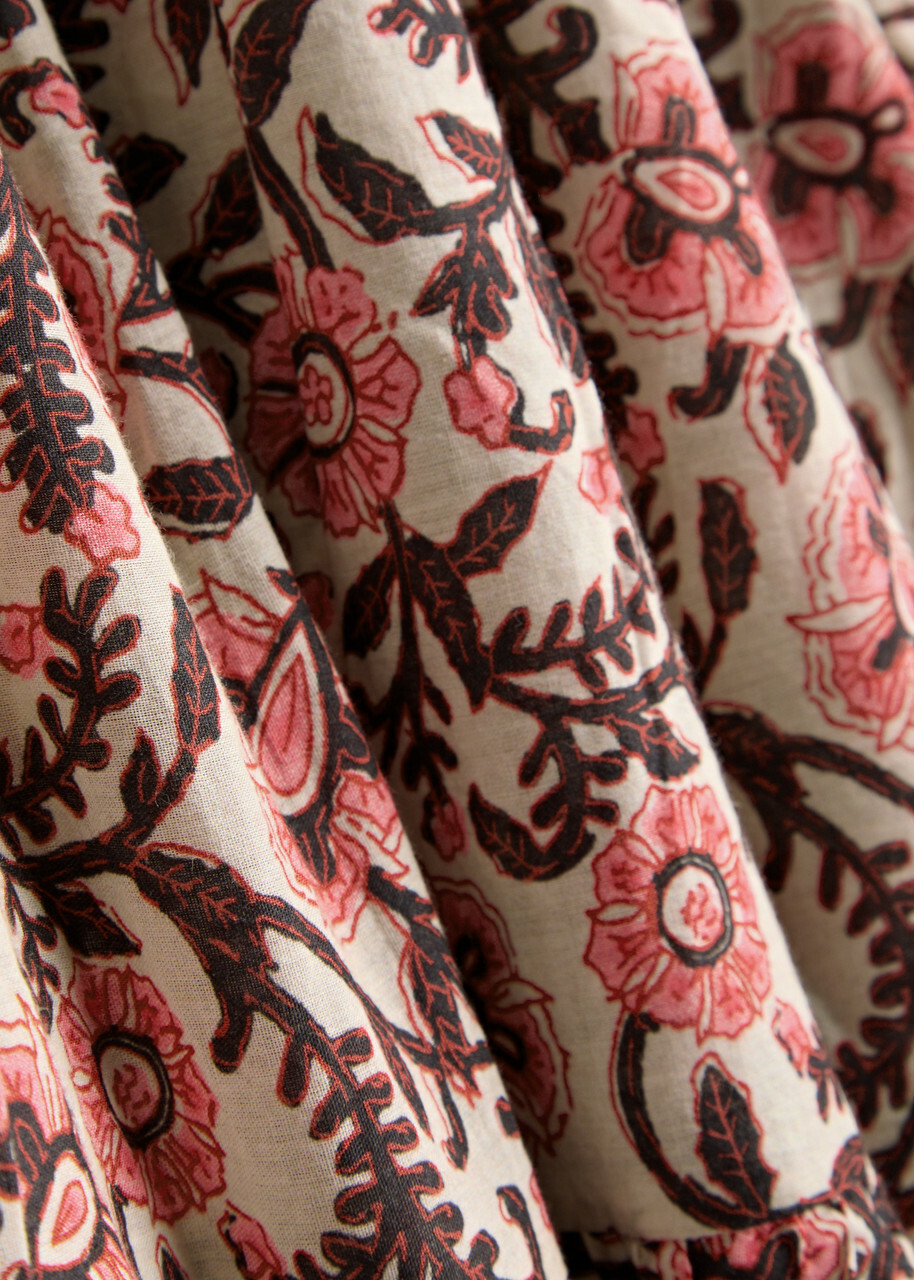 RIXO リキソー ブランド ワンピースKendall floral 1084134 Rixo Kendall Floral-print Cotton Maxi Dress Pink Rixo