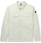 MONCLER - Delly Logo-Appliquéd Ripstop Down Overshirt - Neutrals