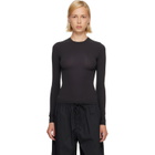 SKIMS Black Fits Everybody Long Sleeve T-shirt