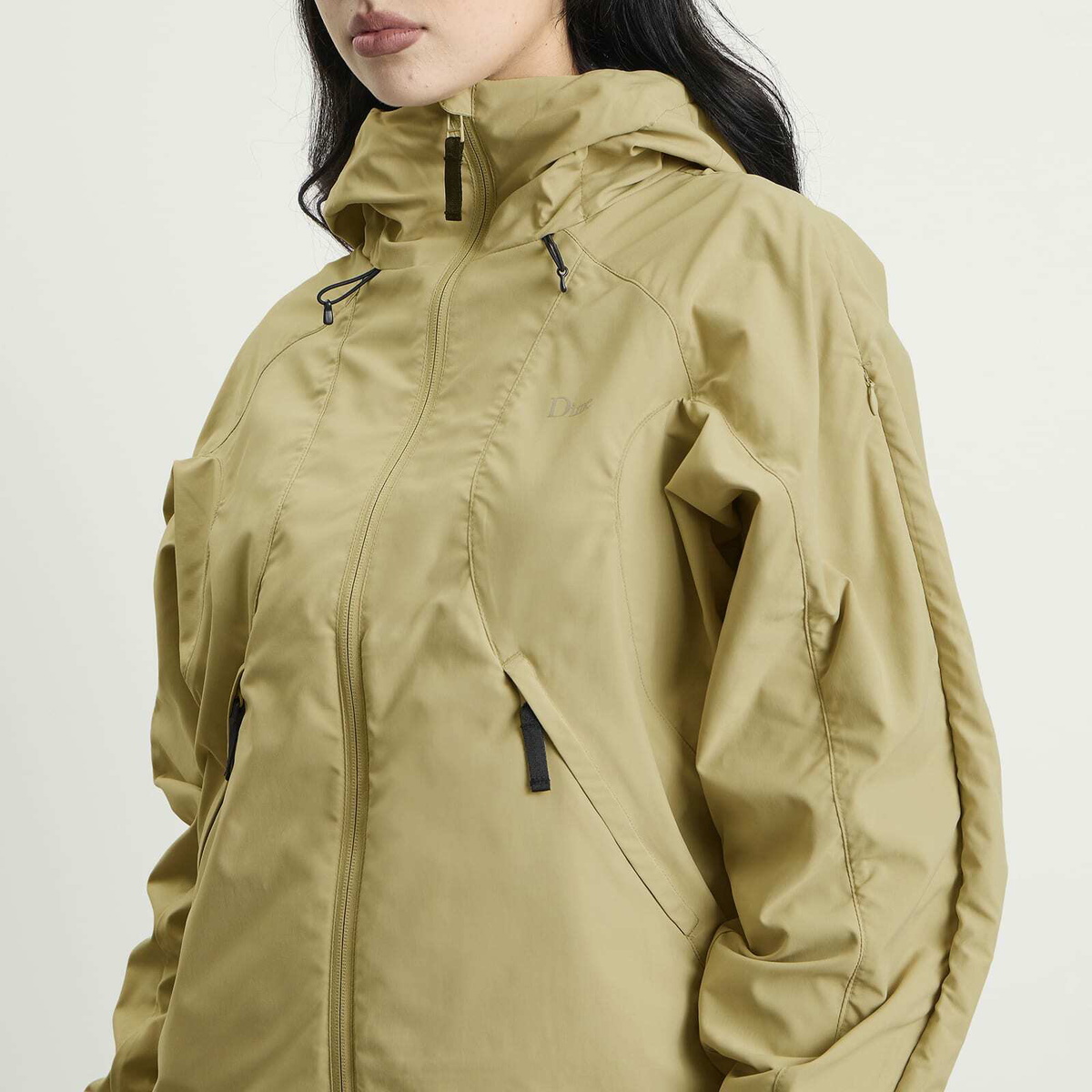 Dime Women's Tech Ventilated Jacket in Tan