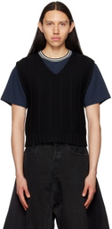 Connor McKnight Black Cord Vest