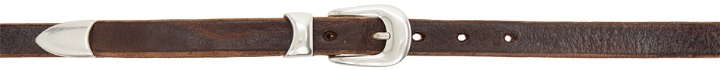 Photo: Our Legacy Brown 2 CM Belt