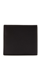 Boss Ray Logo Grained Leather Wallet - Dark Brown - One Size