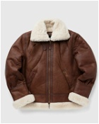 Schott Nyc Bombardier Mouton Homme Brown - Mens - Bomber Jackets