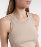 Brunello Cucinelli Monili cotton-blend tank top