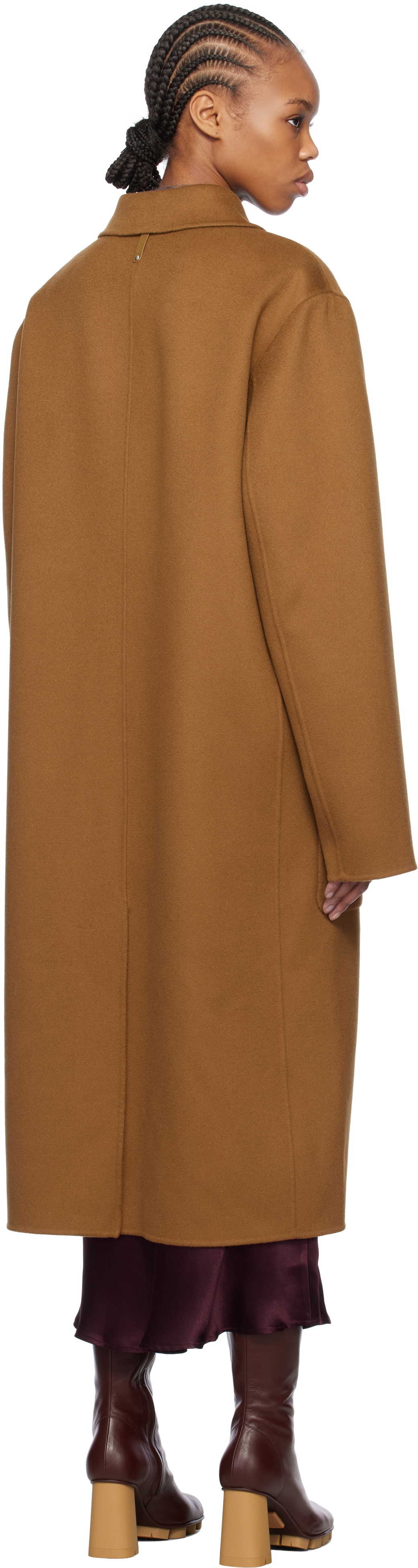 MACKAGE Tan Beckett Handmade Wool Coat