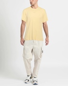 Sandro Mens T-shirt Pastel in Yellow