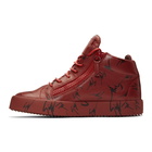 Giuseppe Zanotti Red May London High-Top Sneakers