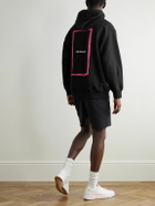 ON - Club Tennis Logo-Print Cotton-Blend Jersey Hoodie - Black