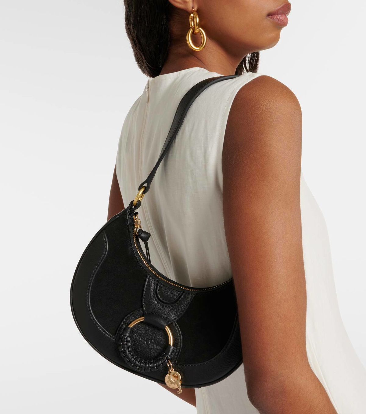 See By Chloé Hana Medium leather and suede shoulder bag