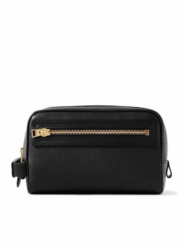 Photo: TOM FORD - Pebble-Grain Leather Wash Bag