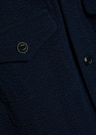 Officine Générale Jean-baptiste Seersucker Jacket Navy