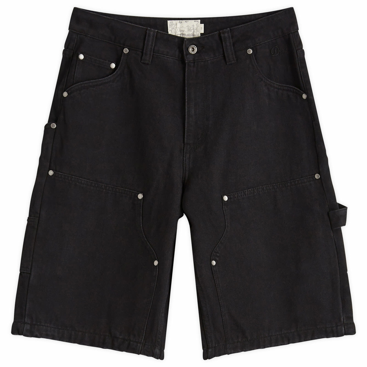 Dime Men's Carpenter Denim Shorts in Jet Black