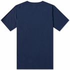 Sporty & Rich Fun Track T-Shirt in Navy/Gold