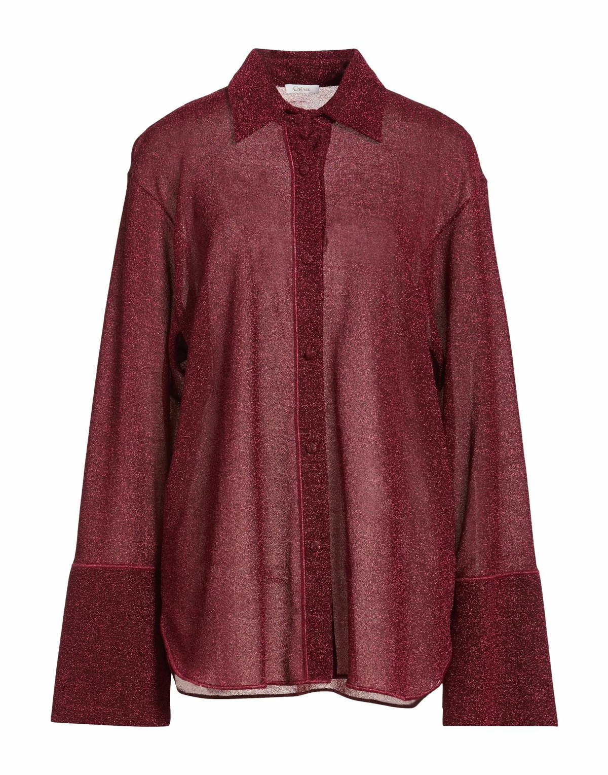 Oséree Womens Shirt in Burgundy