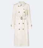 Burberry Double-breasted cashmere trench coat