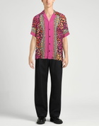 Just Cavalli Mens Shirt in Magenta
