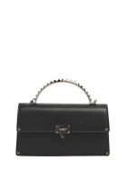 VALENTINO GARAVANI Mini Rockstud Leather Top Handle Bag