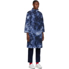 Blue Blue Japan Blue and White Kagozome Long Coat