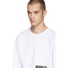 Eckhaus Latta SSENSE Exclusive White Lapped T-Shirt