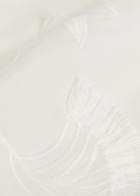 3.1 Phillip Lim Embroidered Tulle and Cotton Midi Skirt White