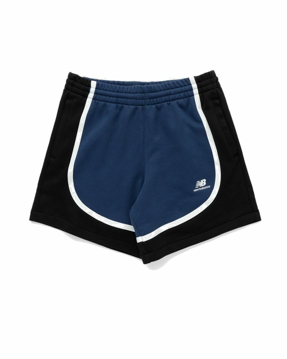 Photo: New Balance Hoops Fleece Short Blue - Mens - Sport & Team Shorts