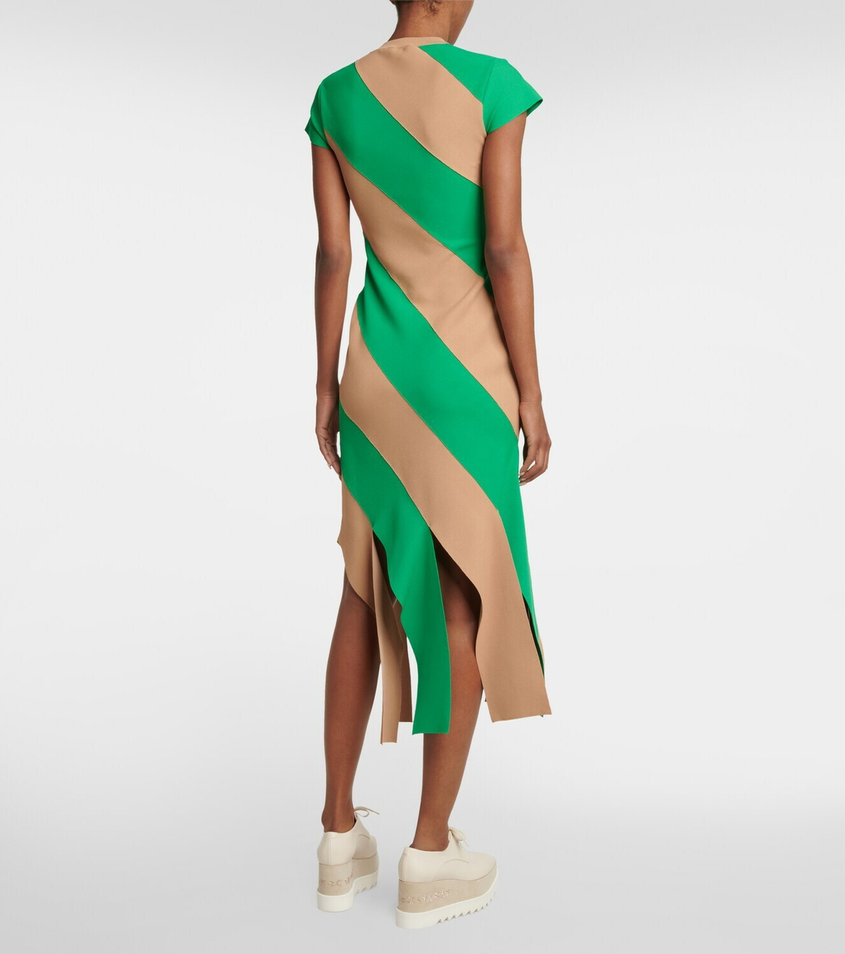 Stella McCartney - Striped Knit Midi Dress Stella McCartney