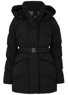 Canada Goose Marlow Belted Quilted Shell Coat Black