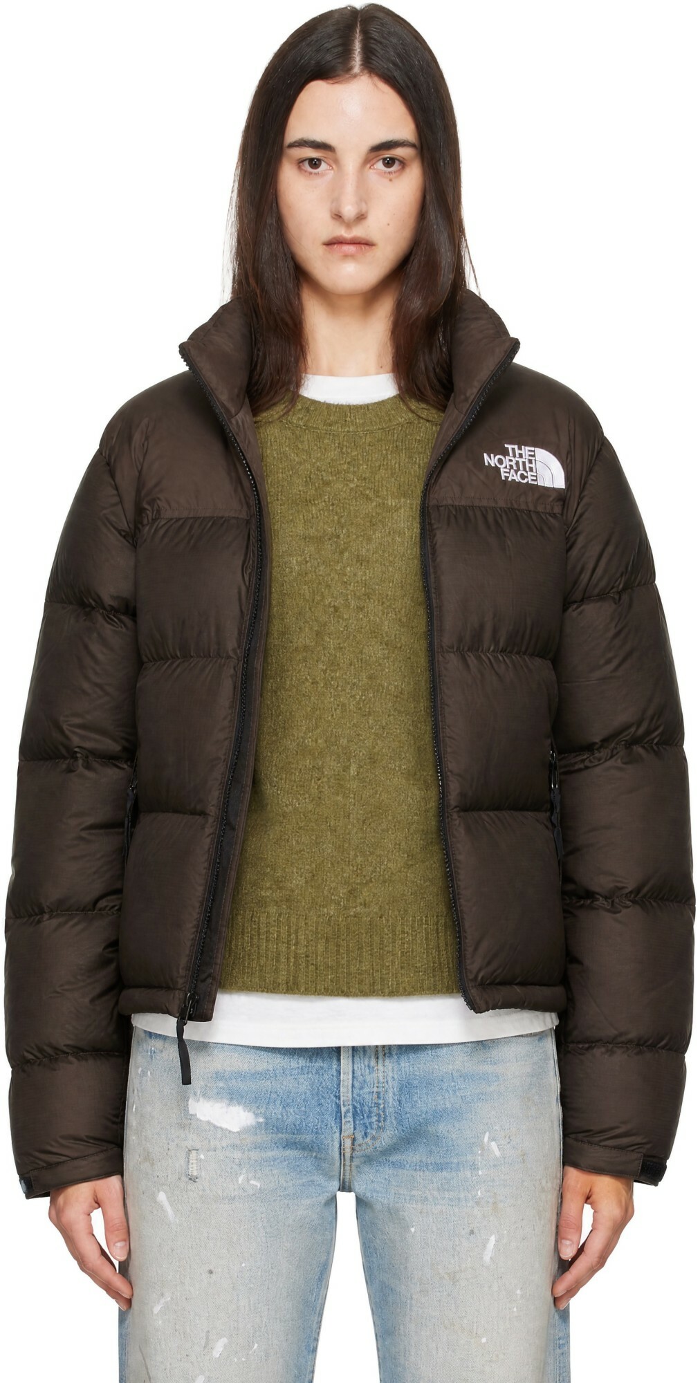 The North Face Brown 1996 Retro Nuptse Down Jacket