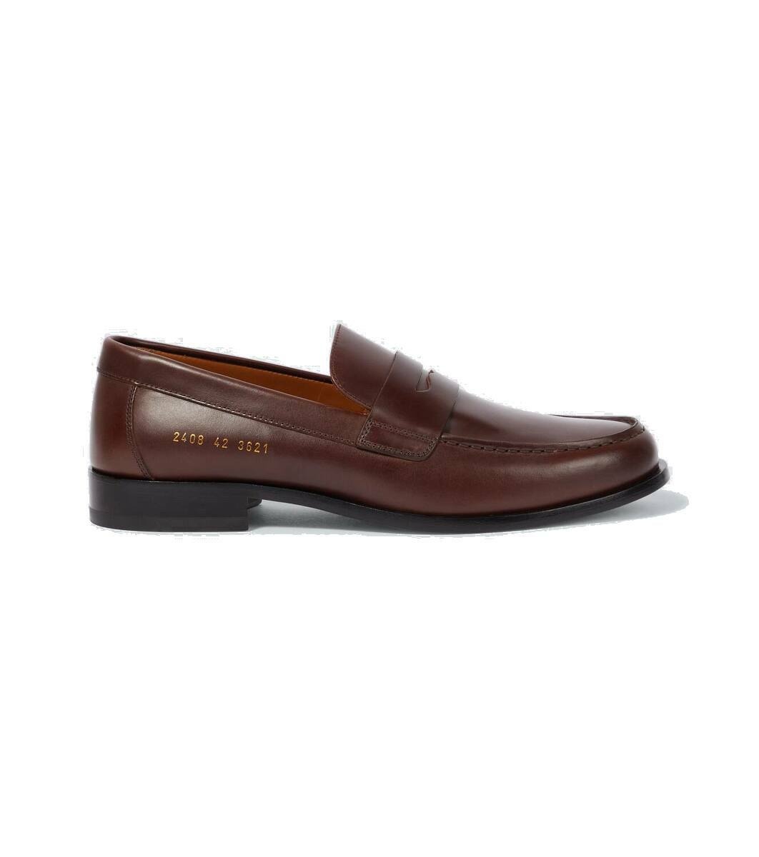 Photo: Common Projects Leather loafers