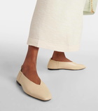 A. Emery Briot leather ballet flats