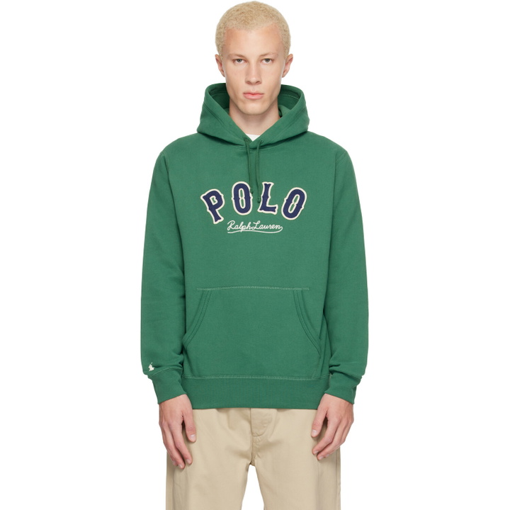 Photo: Polo Ralph Lauren Green Fleece Long Sleeve Hoodie