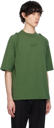 Jacquemus Green Les Classiques 'Le t-shirt Camargue' T-Shirt