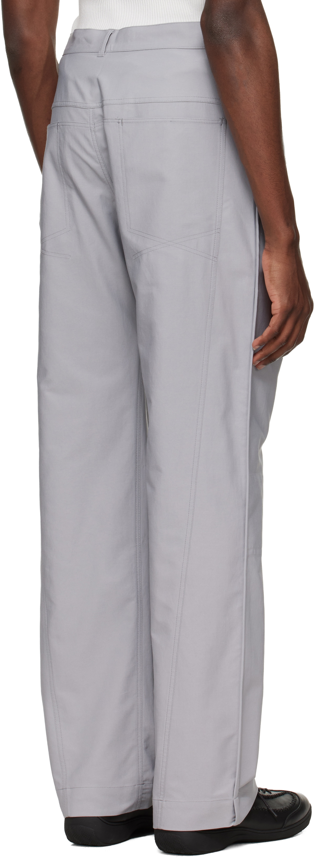 Kiko Kostadinov Gray Komlo Trousers