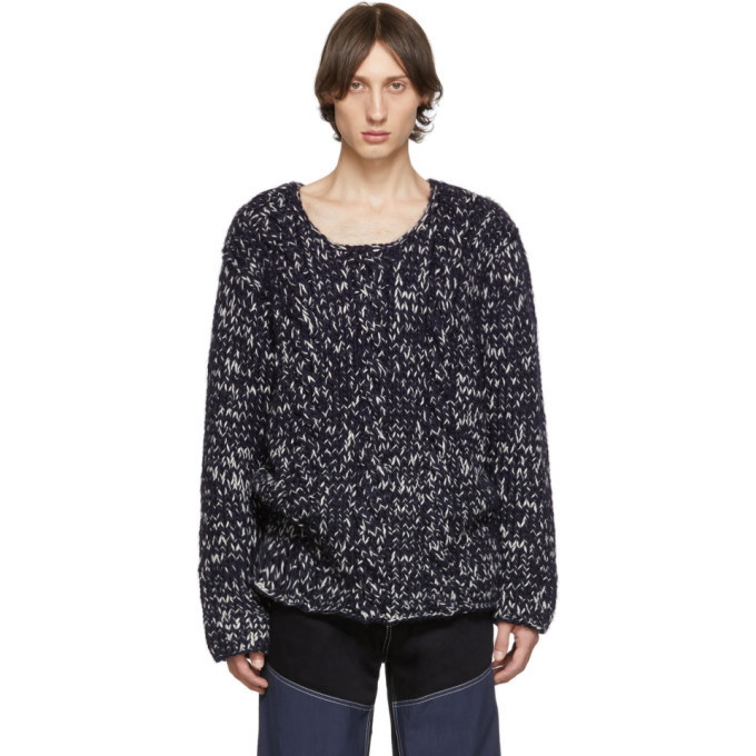 Photo: Jacquemus Navy La Maille Berger Sweater